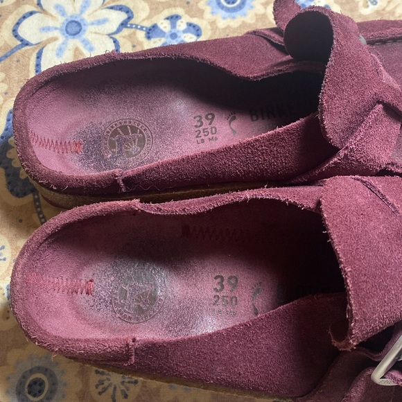 Birkenstock Buckley size 8 Burgundy - Picture 3 of 8